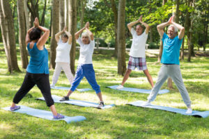 senior fitness exercise yoga
